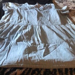 denim babydoll dress